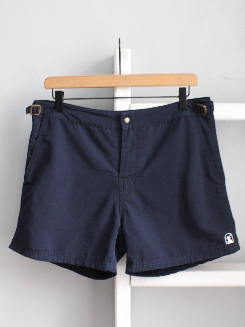 Dandy Del Mar Men's The Mallorca Swim-Walk Board Short Trunks Navy Blue Size 32
